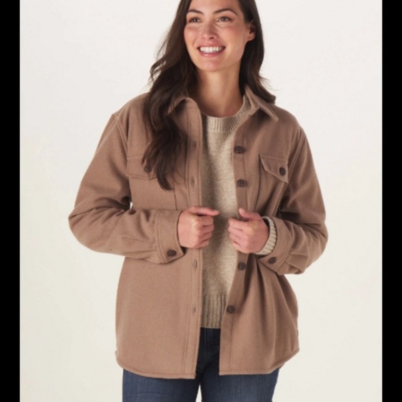 THE NORMAL BRAND BRIGHTSIDE  FLANNEL LINED JACKET IN PINEBARK SZ MEDIUM - Picture 1 of 9